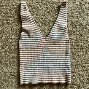Forever 21 striped crop top